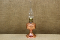 Copper Oil Lamp Tabletop Engraved No2 First Depiction