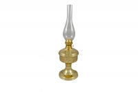 Brass Oil Lamp Tabletop Engraved No1 Tenth Depiction