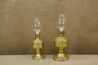 Brass Oil Lamp Tabletop Engraved No1 Fourth Depiction