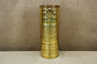 Brass Umbrella Stand Cylinder Engraved Second Depiction