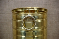 Brass Umbrella Stand Cylinder Engraved Third Depiction