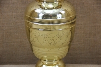 Brass Vase Engraved No2 Second Depiction