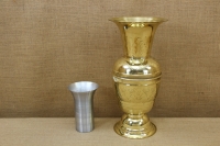 Brass Vase Engraved No2 Fourth Depiction