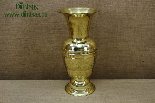 Brass Vase Engraved No2