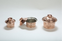 Copper Mini Pot Engraved No2 Fifth Depiction