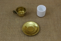 Brass Coffee Cup Engraved First Depiction