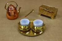Brass Tea Cup Sixteenth Depiction