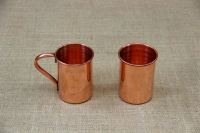 Copper Glass Straight with Handle 280 ml Fourth Depiction