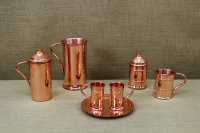Copper Jug with Handle & Lid 1 Liter Tenth Depiction