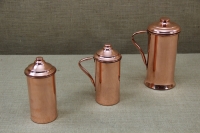 Copper Jug with Handle & Lid 1 Liter Fifth Depiction