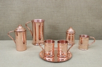 Copper Jug with Handle & Lid 2 Liters Nineteenth Depiction