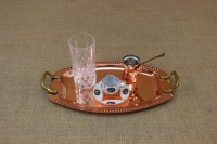 Copper Serving Tray Oval with Handles No1 Seventeenth Depiction