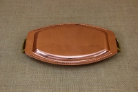 Copper Serving Tray Oval with Handles No1 Second Depiction