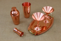 Copper Serving Tray Oval with Handles No1 Third Depiction