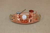 Copper Serving Tray Oval with Handles No1 Fifth Depiction