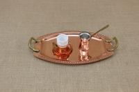 Copper Serving Tray Oval with Handles No1 Sixth Depiction