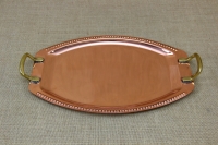Copper Serving Tray Oval with Handles No2 First Depiction