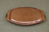 Copper Serving Tray Oval with Handles No2 Second Depiction