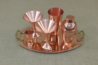 Copper Serving Tray Oval with Handles No2 Third Depiction