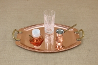 Copper Serving Tray Oval with Handles No2 Seventh Depiction