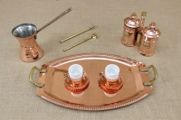 Copper Serving Tray Oval with Handles No2 Ninth Depiction