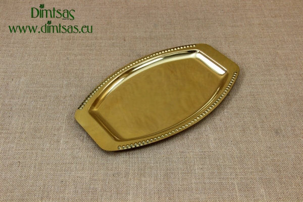 Brass Serving Tray Oval No1