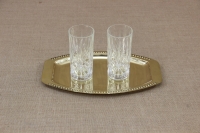 Brass Serving Tray Oval No1 Seventh Depiction