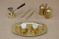 Brass Serving Tray Oval No1 Ninth Depiction