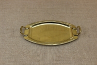 Brass Serving Tray Oval with Handles No1 First Depiction