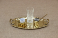 Brass Serving Tray Oval with Handles No1 Sixth Depiction