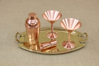 Brass Serving Tray Oval with Handles No2 Third Depiction