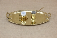 Brass Serving Tray Oval with Handles No2 Fifth Depiction