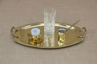 Brass Serving Tray Oval with Handles No2 Sixth Depiction
