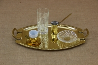 Brass Serving Tray Oval with Handles No2 Seventh Depiction