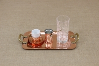 Copper Serving Tray Rectangle with Handles No1 Seventh Depiction