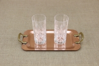 Copper Serving Tray Rectangle with Handles No1 Ninth Depiction
