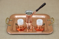 Copper Serving Tray Rectangle with Handles No2 Fourth Depiction