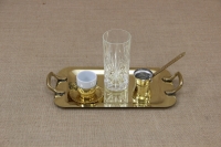 Brass Serving Tray Rectangle with Handles No1 Sixth Depiction