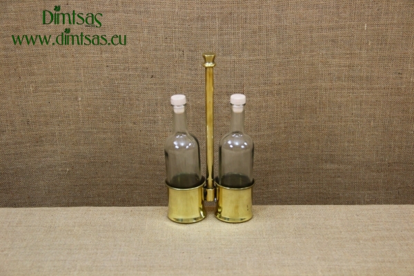 Brass Oil & Vinegar Cruet