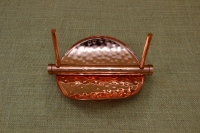 Copper Napkin Holder with Rod Third Depiction