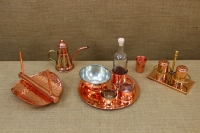 Copper Serving Set for Ouzo Third Depiction