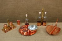 Copper Serving Set for Ouzo Seventh Depiction