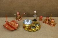 Brass Serving Set for Ouzo Third Depiction