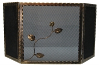 Προστατευτικό Τζακιού - Λάμα Σκαπιτσαριστή Σβαρόφσκι Χρυσή Απεικόνιση Πρώτη