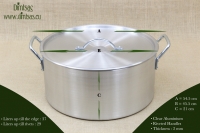 Aluminium Round Baking Pan Professional No45 32 liters Seventh Depiction