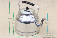 Aluminium Teapot No26 7 liters Eighth Depiction