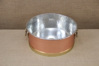 Copper Wash Basin with Handles & Bronze Strip First Depiction