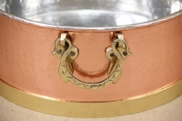 Copper Wash Basin with Handles & Bronze Strip Fourth Depiction