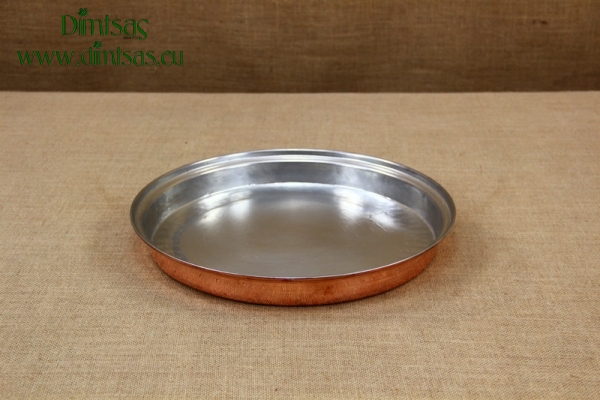 Copper Round Shallow Baking Pan No36