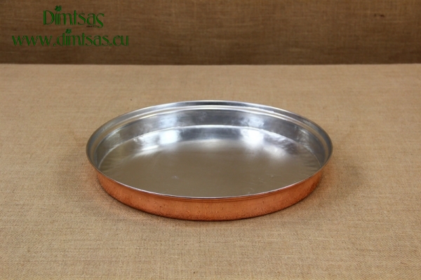 Copper Round Shallow Baking Pan No62